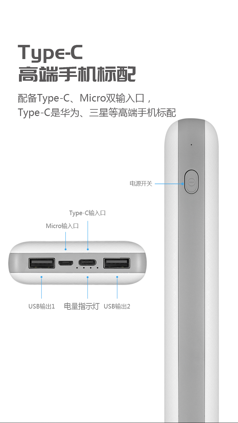 VP27 MINI系列 20000mAh移动电源